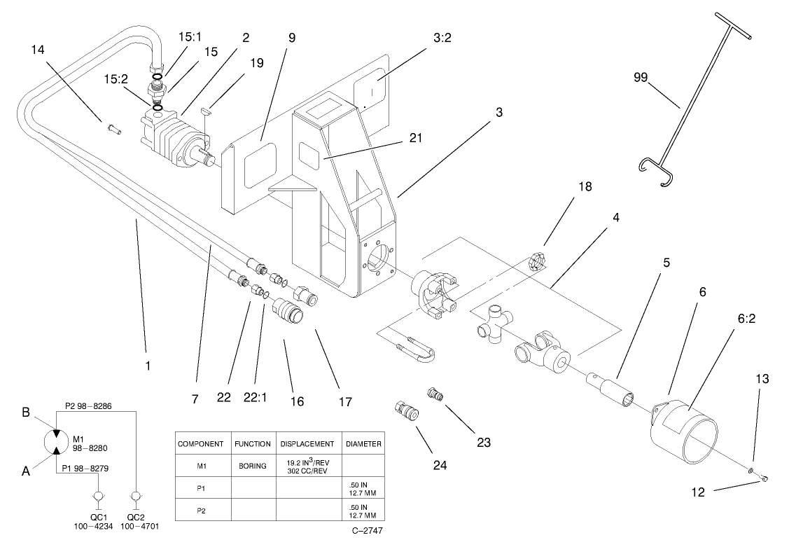 Bore Drive Head Assembly