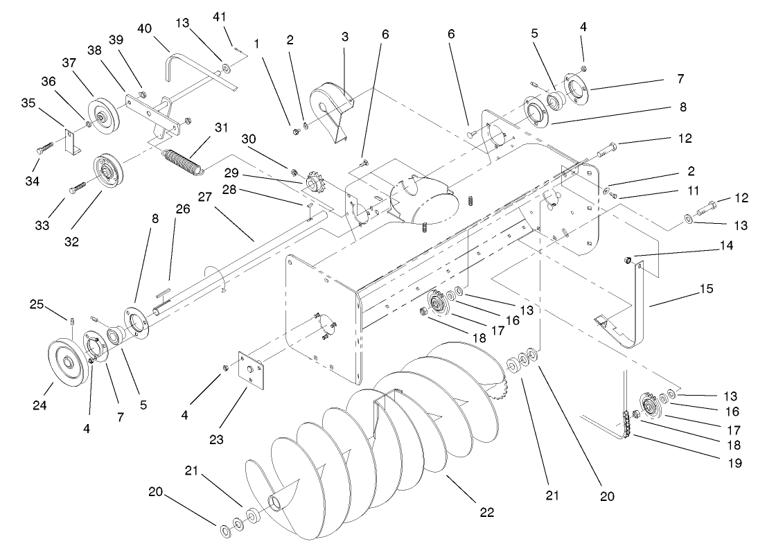 Auger And Drive System
