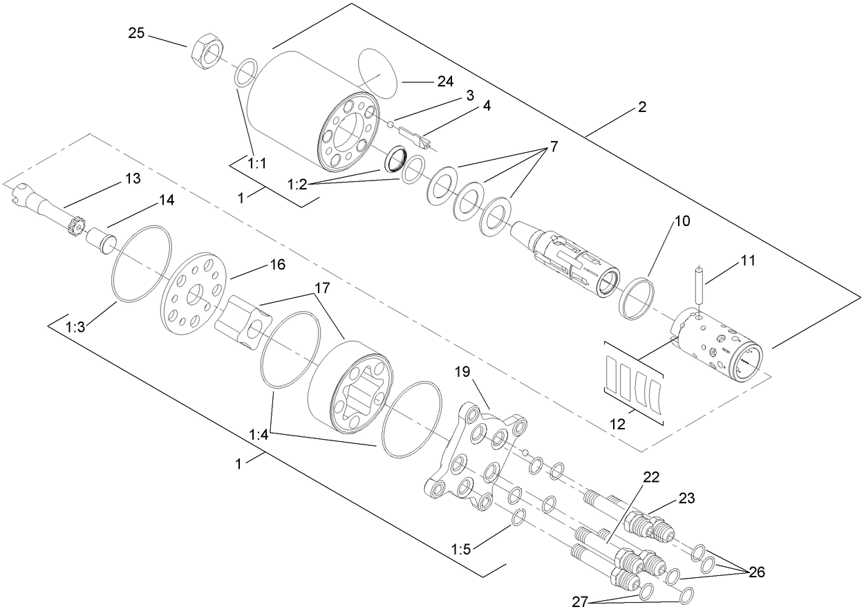 Steering Valve Assembly No. 104-5180