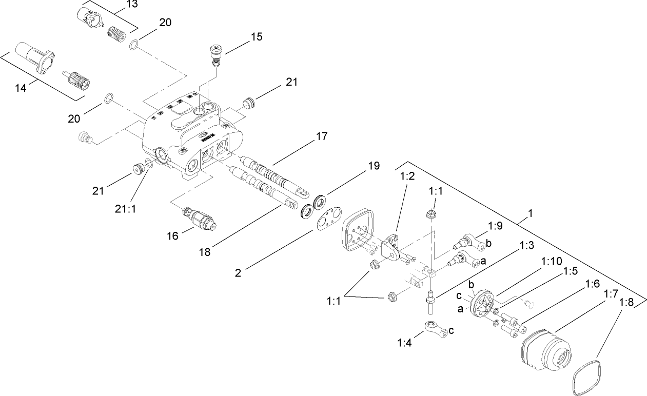 Two Spool Valve Assembly No. 106-9307