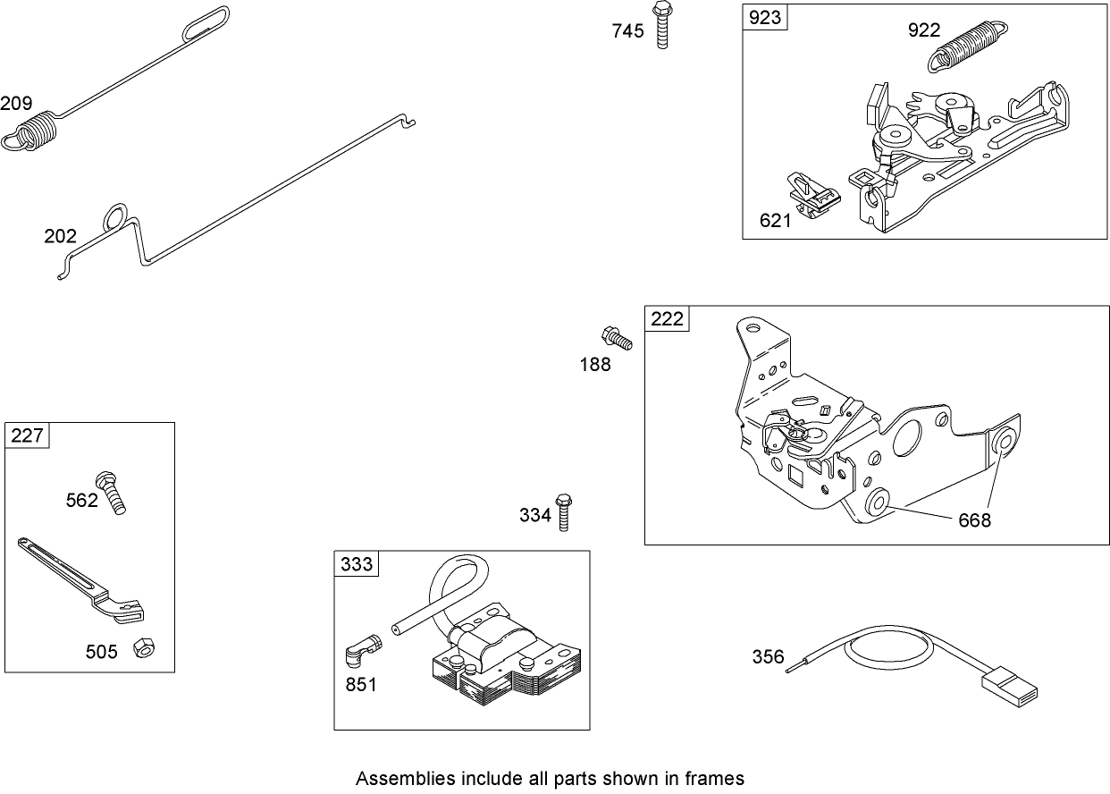 Governor Assembly Briggs and Stratton 126T02-0139-B1