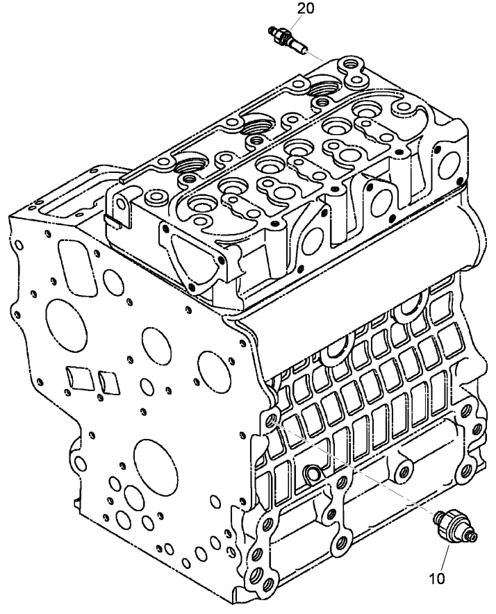 Oil Switch and Thermometer Assembly