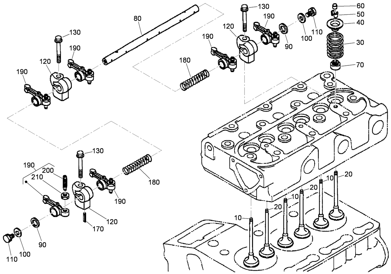 Valve and Rocker Arm Assembly