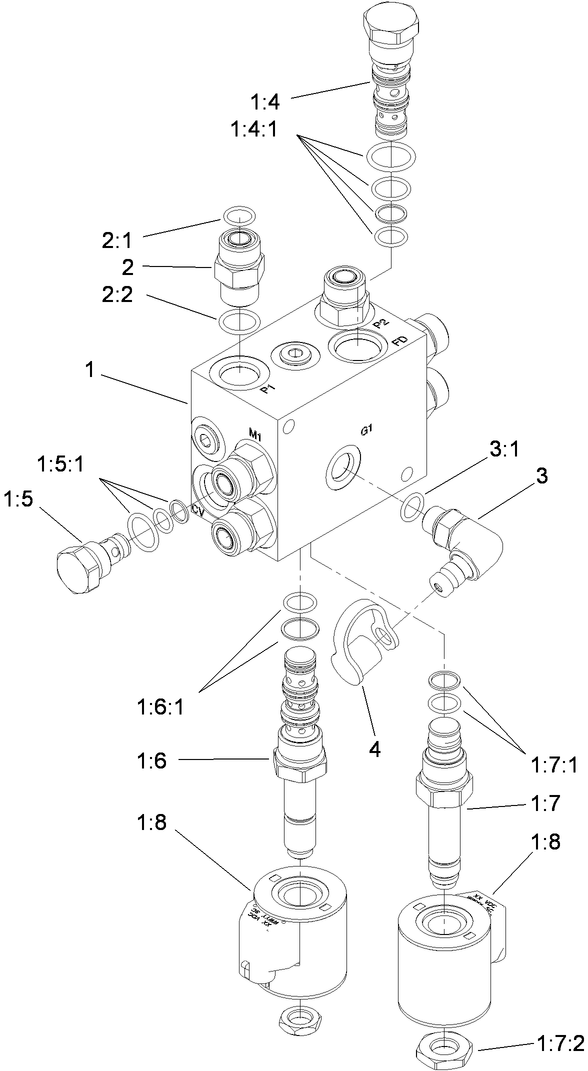 Fan Drive Manifold Assembly No. 117-2395