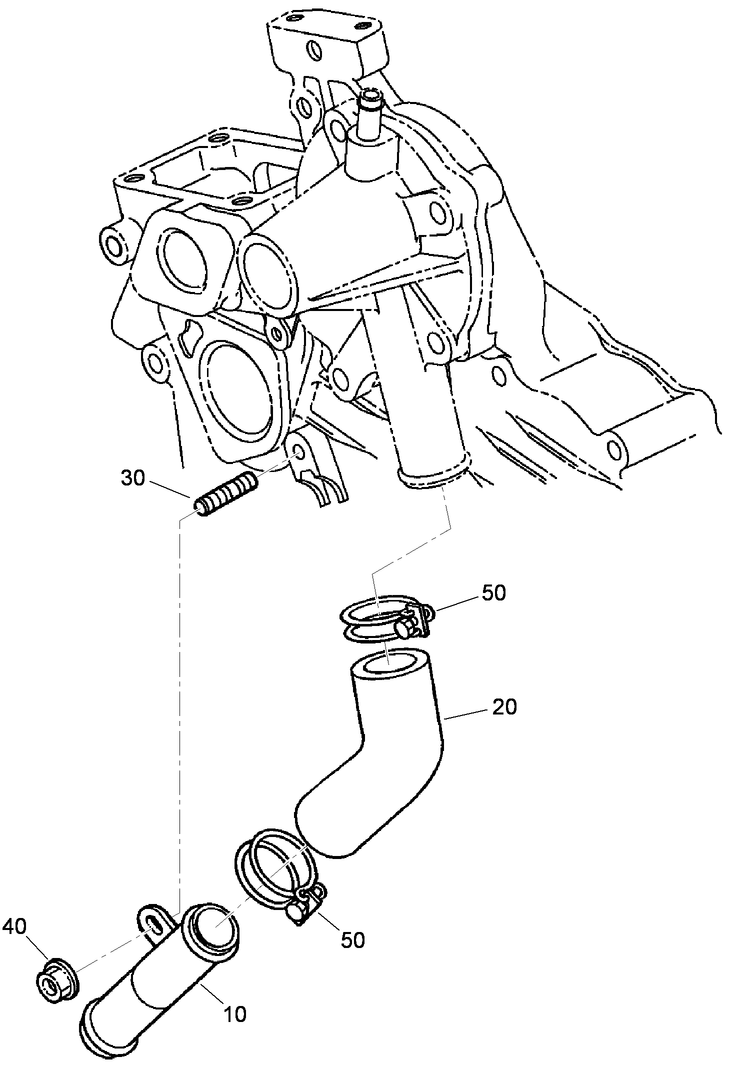 Water Pipe Assembly