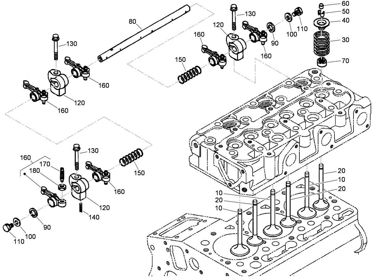Valve and Rocker Arm Assembly