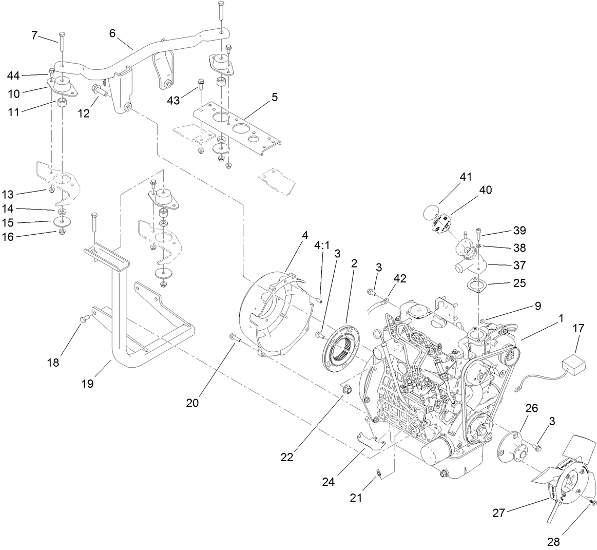 Engine Installation Assembly
