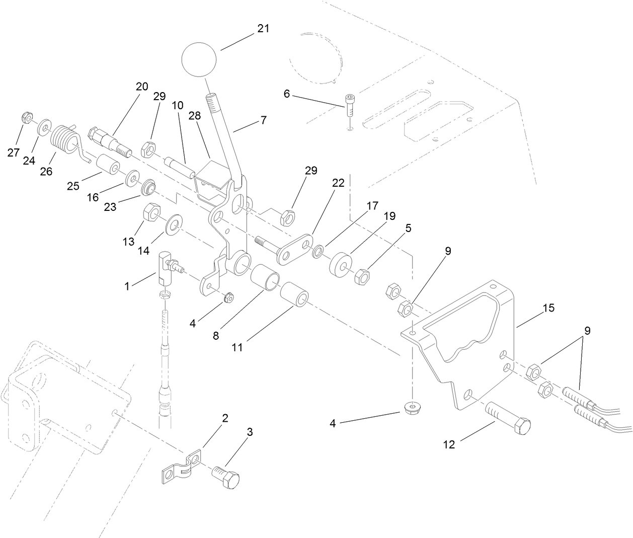 Functional Control Lever Assembly