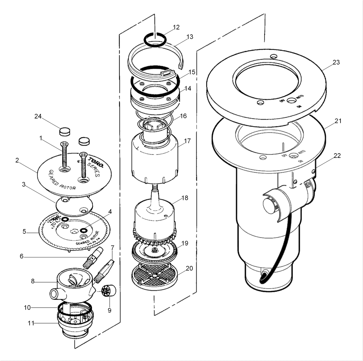 670 Series Golf Sprinkler