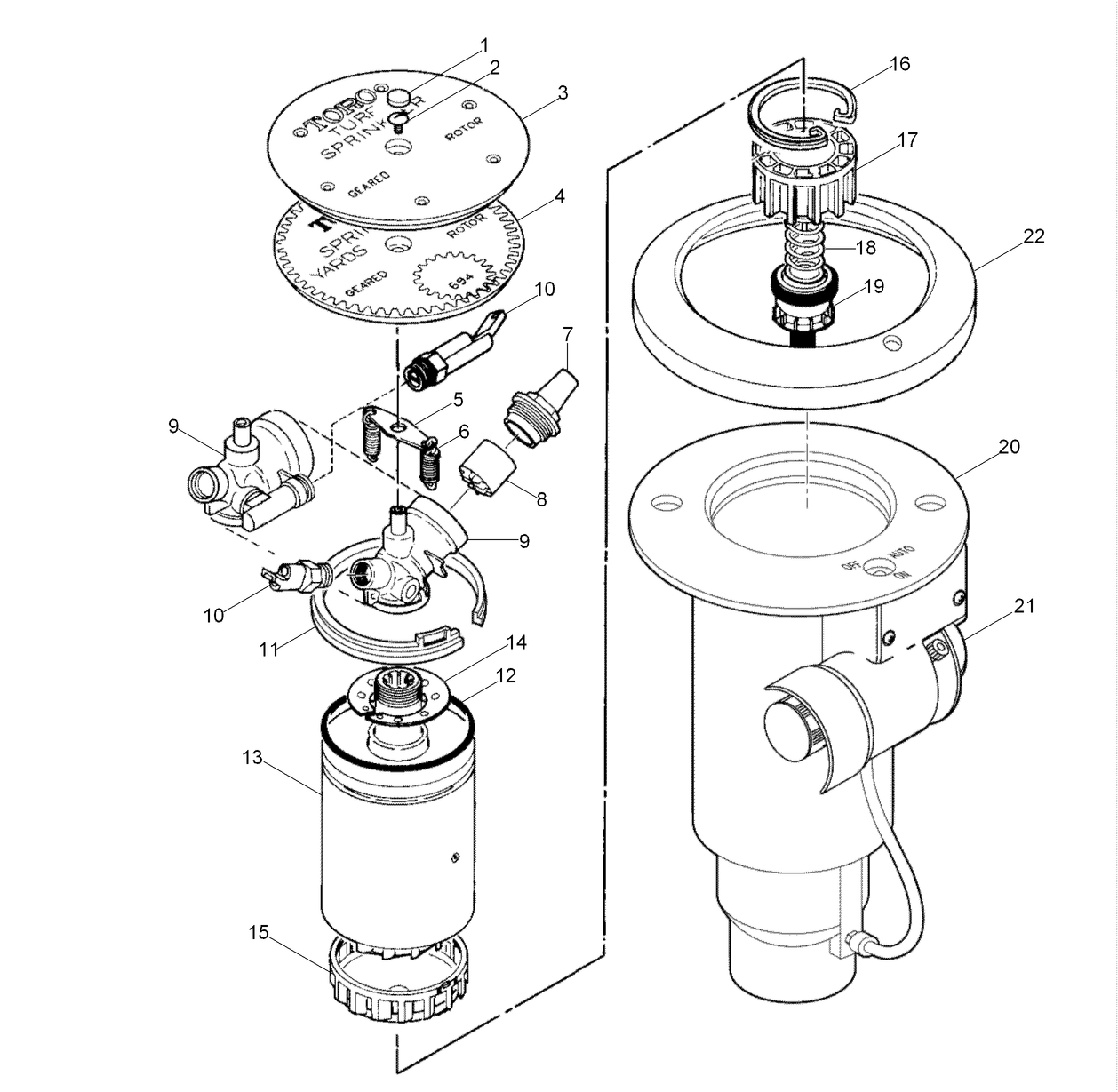 690 Series Golf Sprinkler