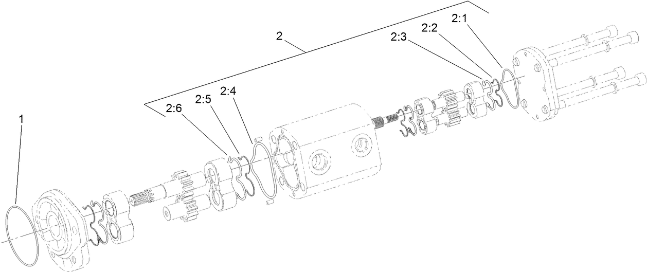 Hydraulic Gear Pump Assembly No. 114-9956