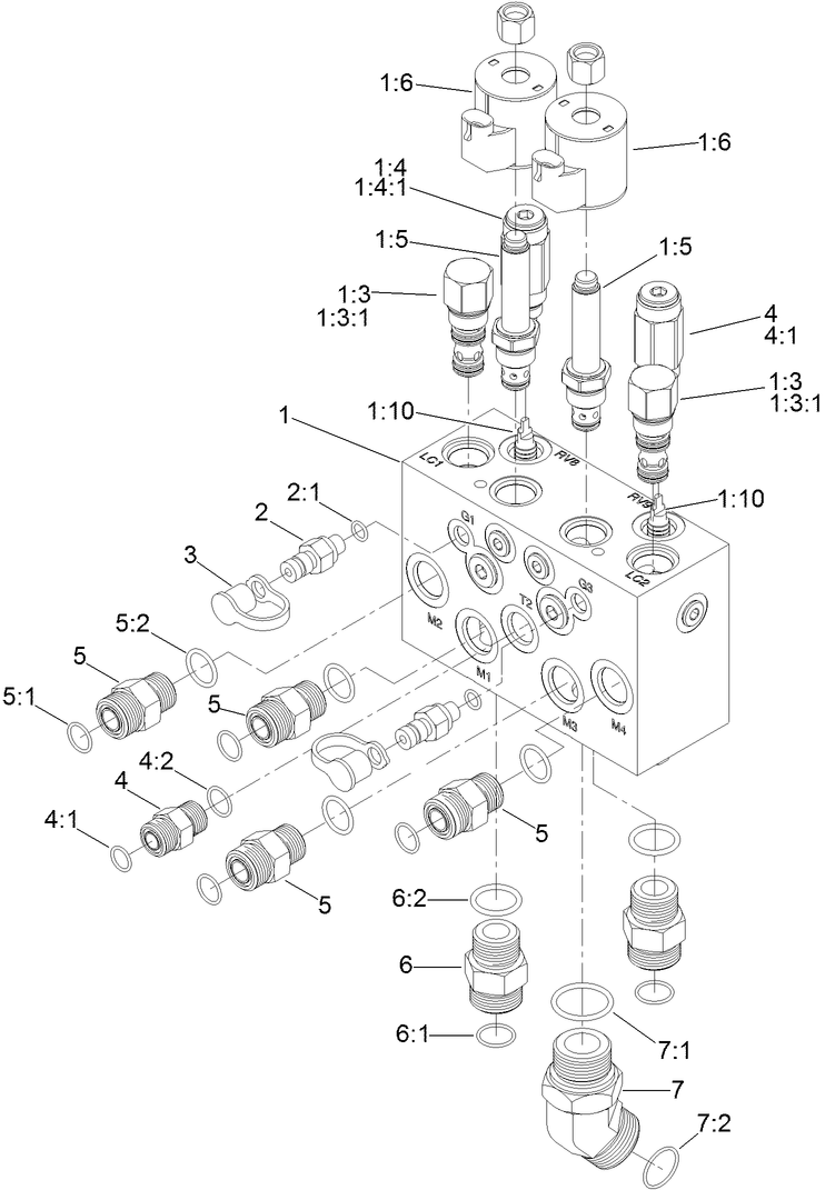 Mow Manifold Assembly No. 120-8064