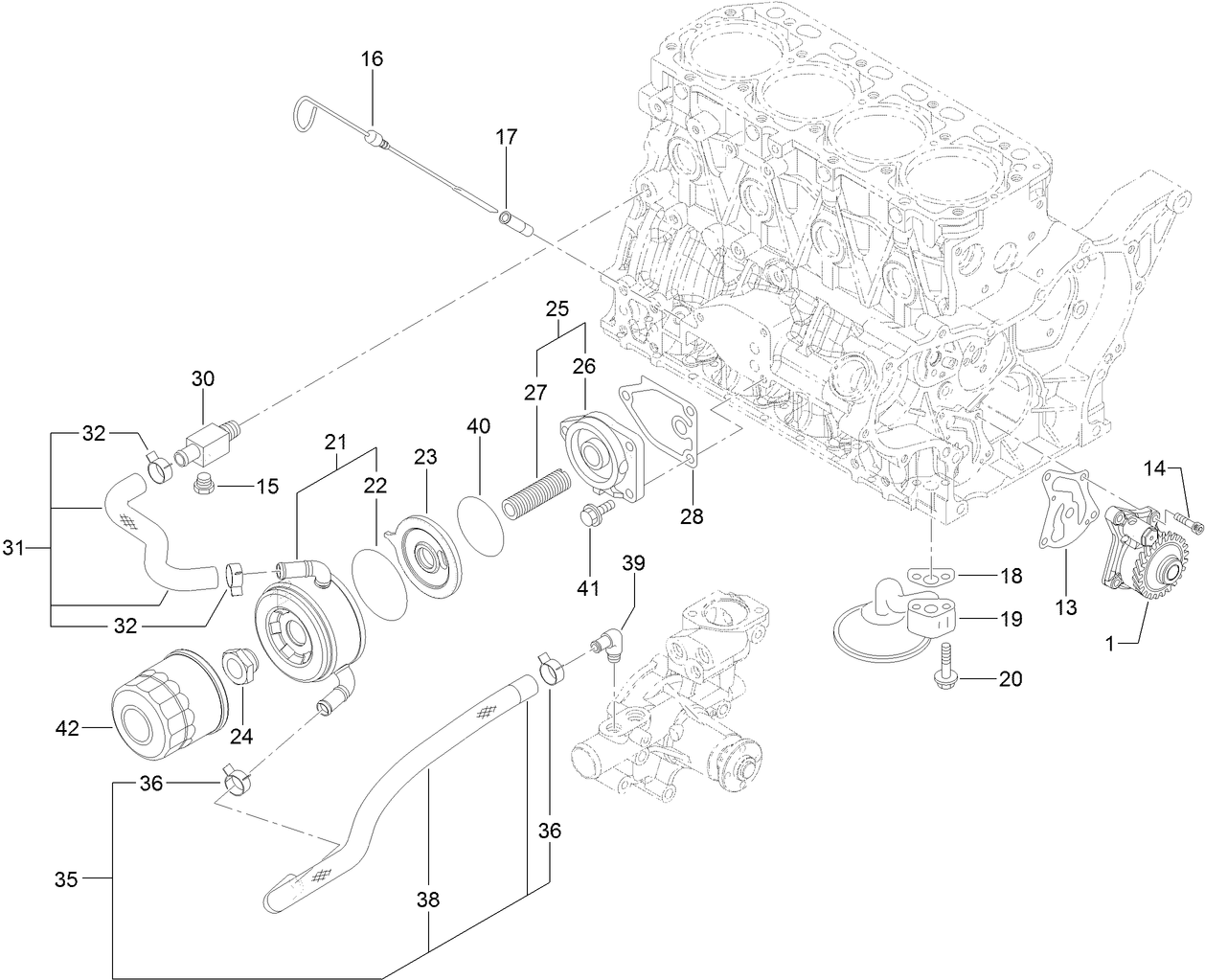 Lubrication and Oil System Assembly