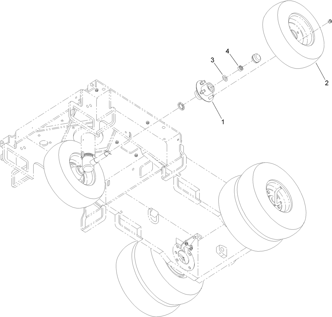 Front Wheel and Hub Assembly