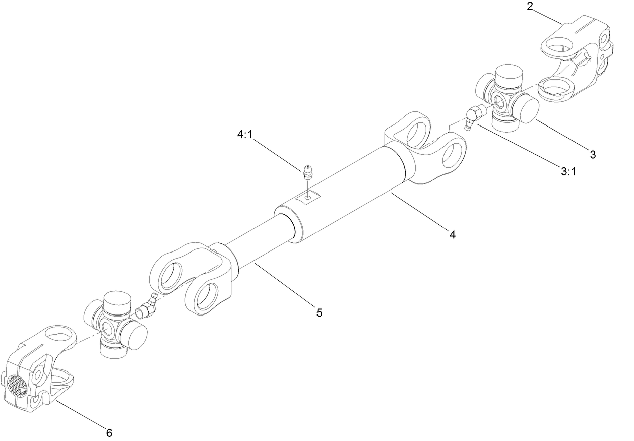 Driveshaft Assembly No. 119-6040