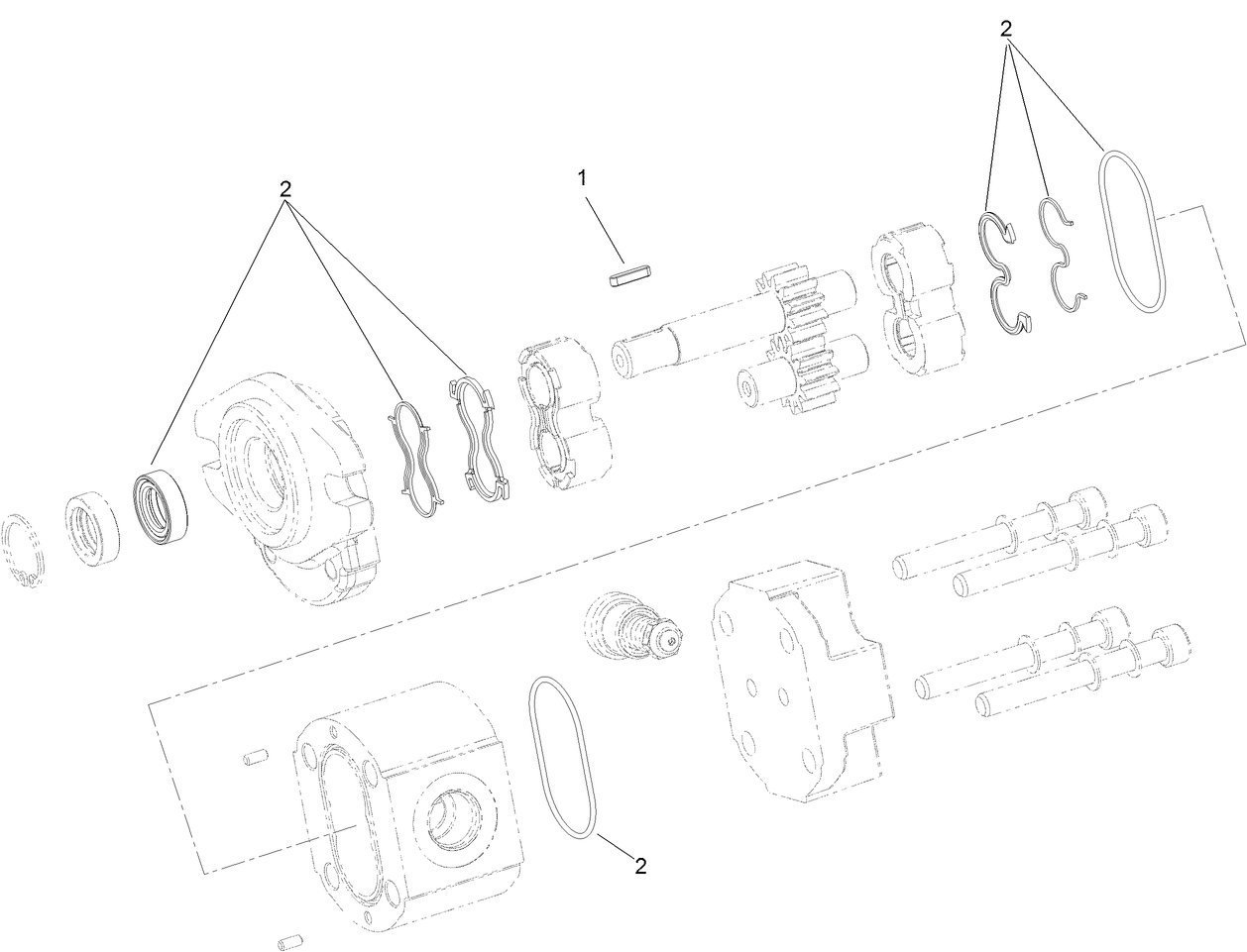 Hydraulic Pump Assembly No. 121-6545