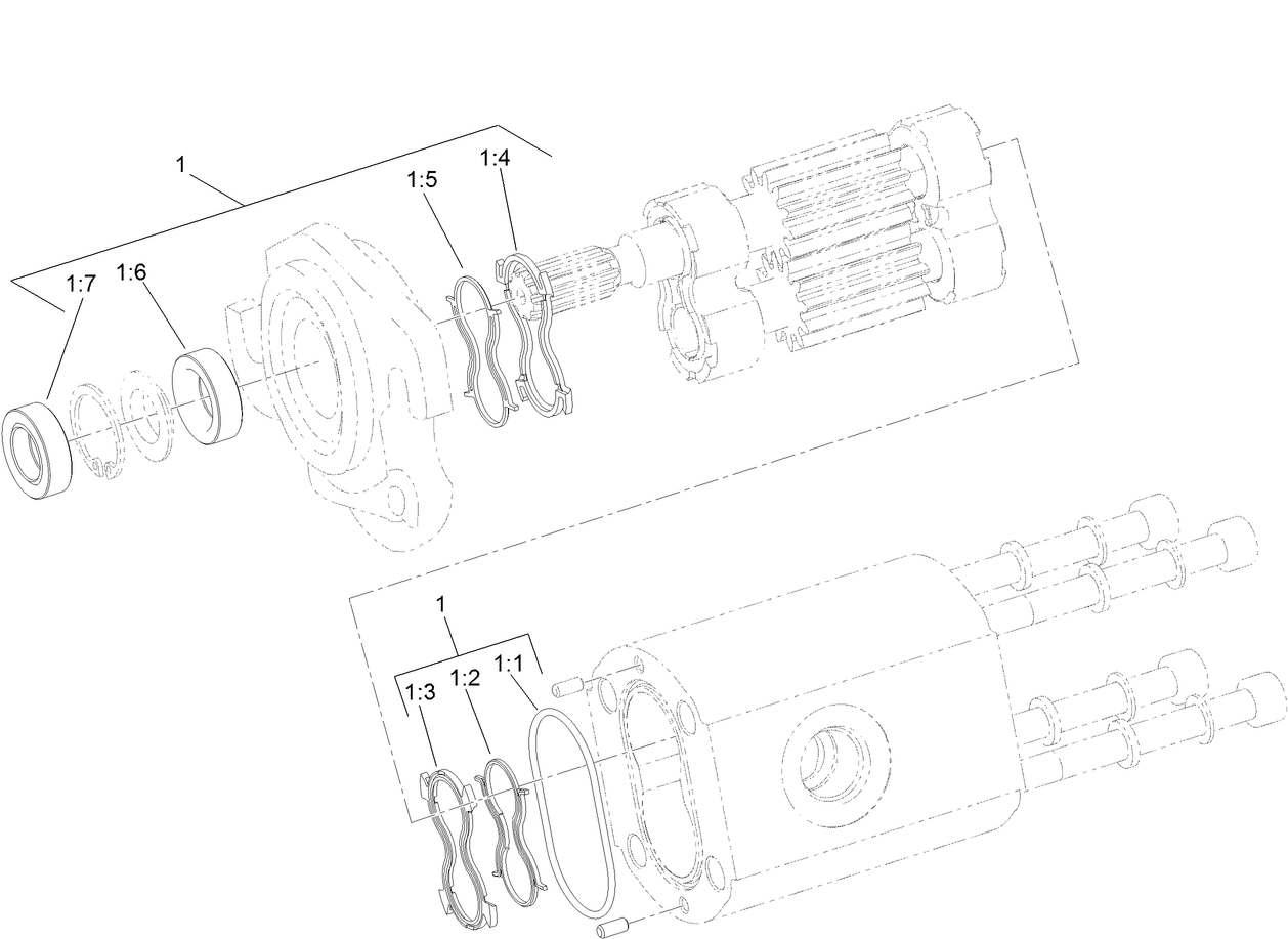 Hydraulic Reel Motor Assembly No. 120-2072