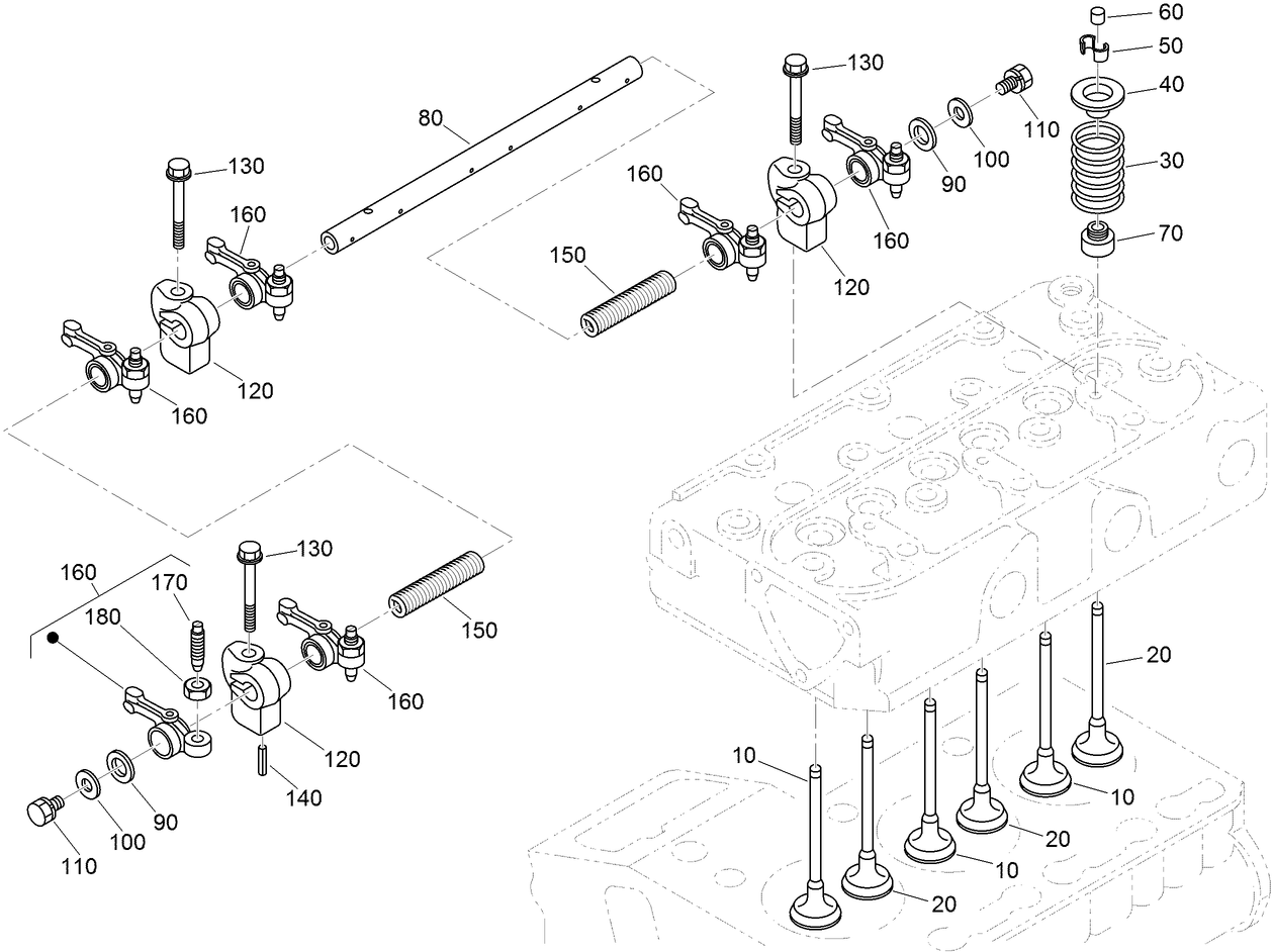 Valve and Rocker Arm Assembly