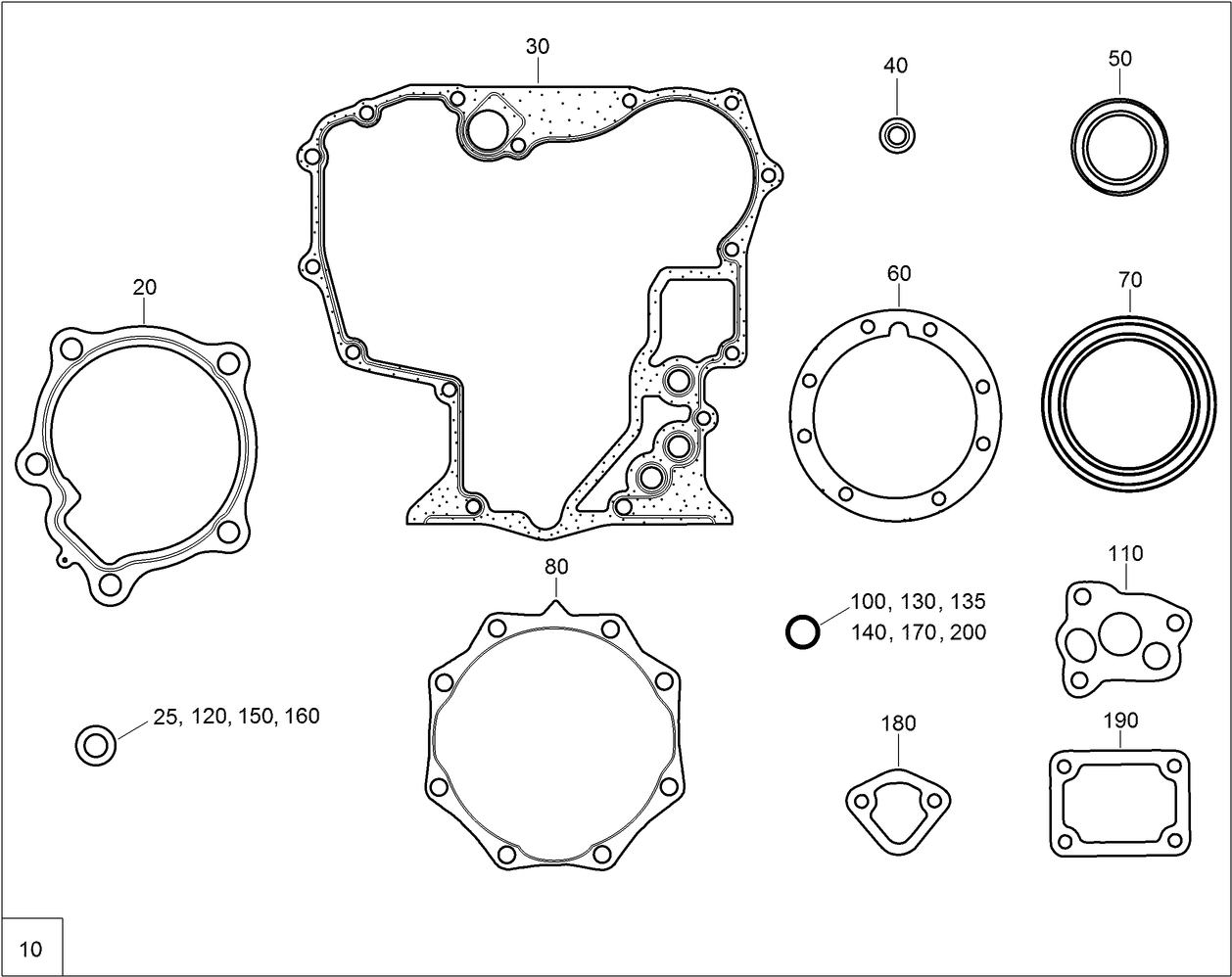 Lower Engine Gasket Kit