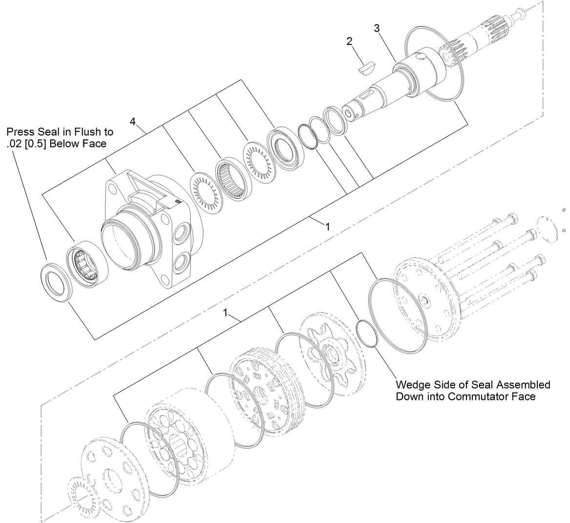 Hydraulic Motor Assembly No. 104-8470