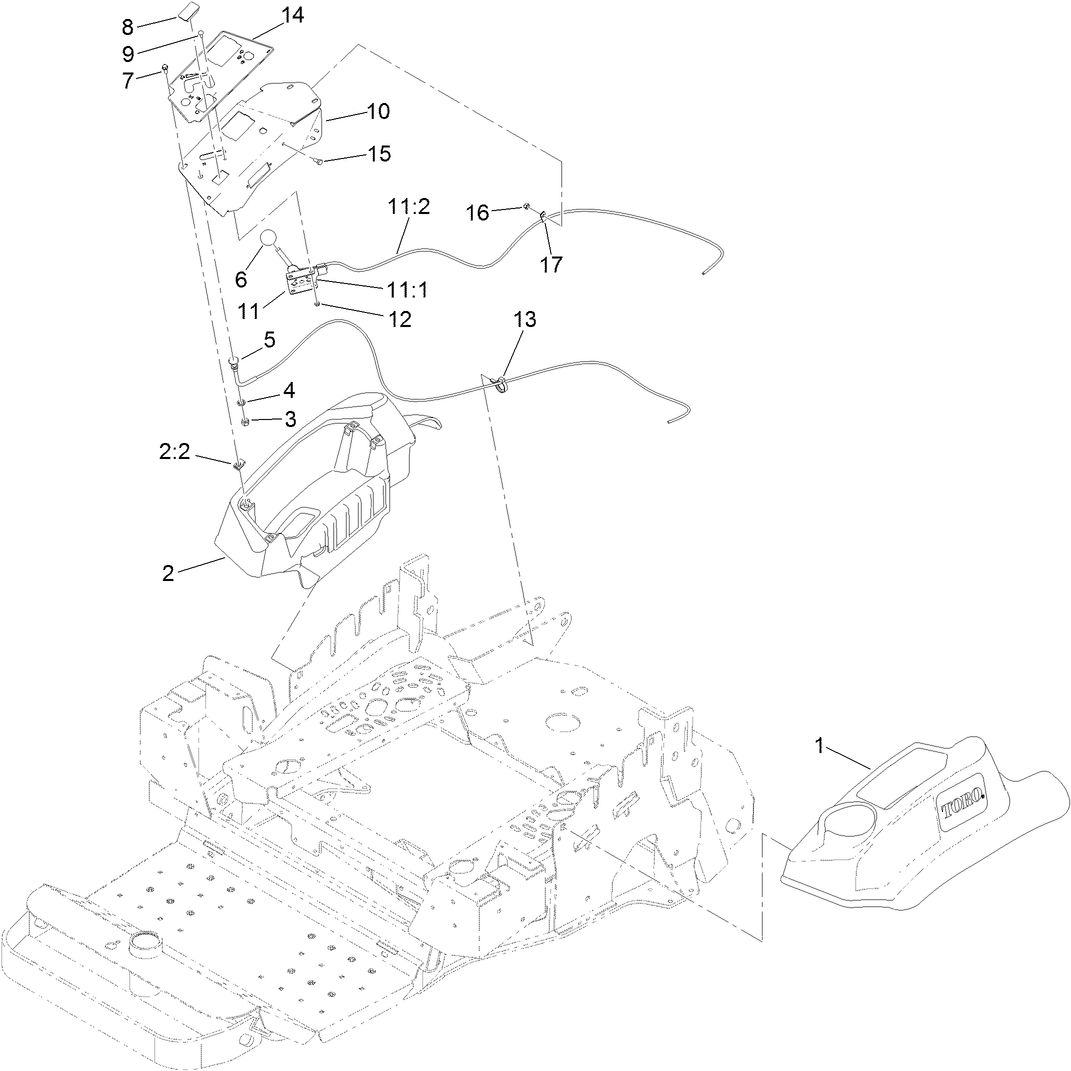 Engine Controls and Console Assembly
