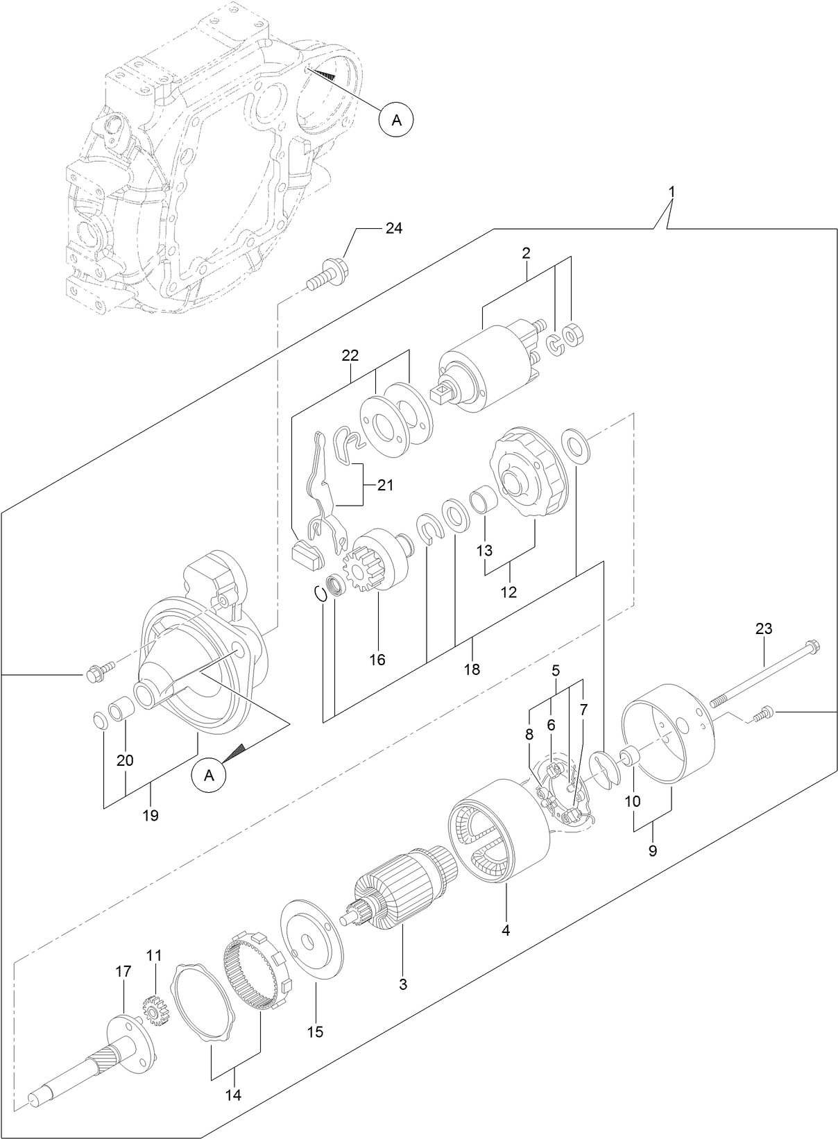 Starting Motor Assembly