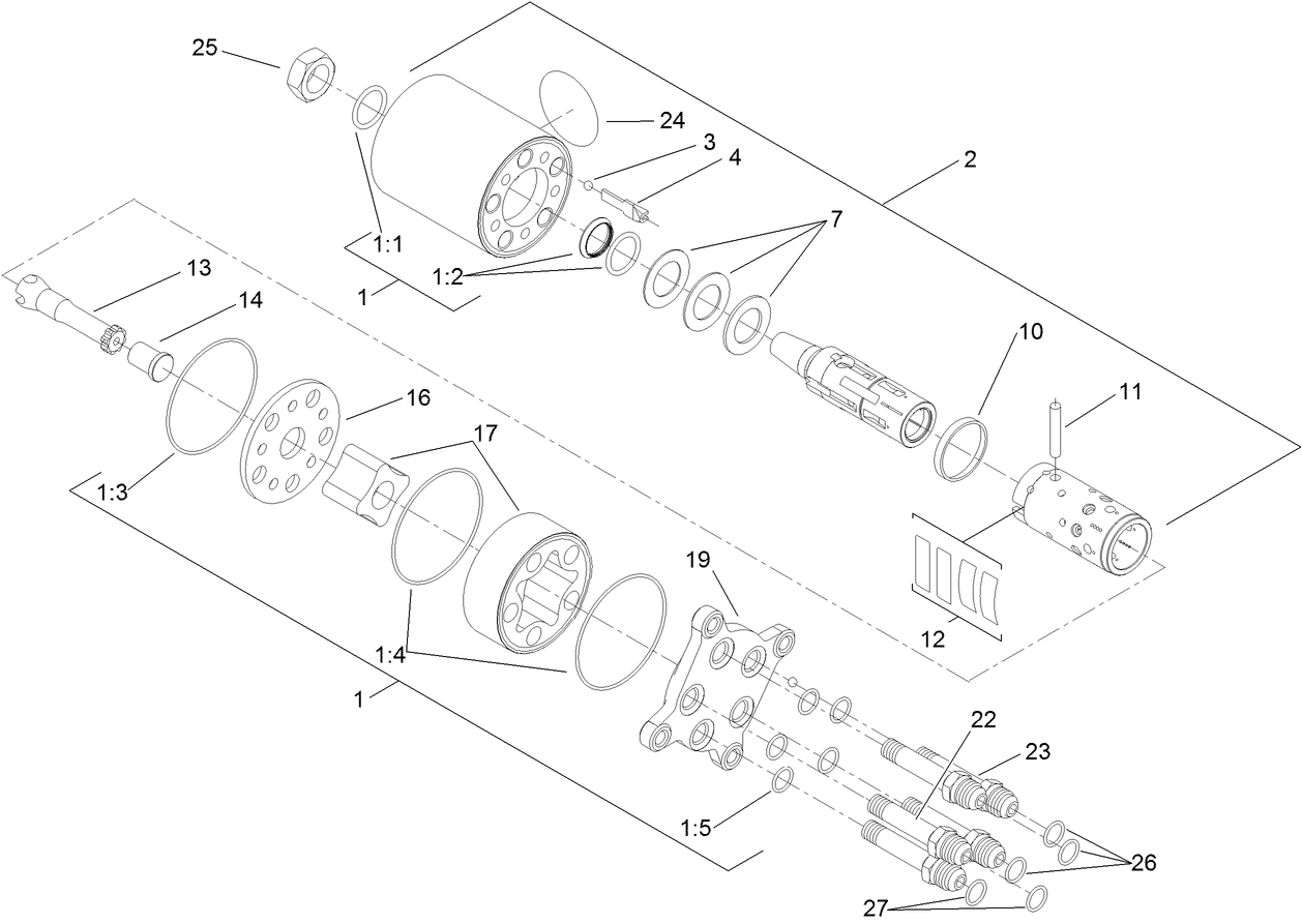 Steering Valve Assembly No. 121-7856