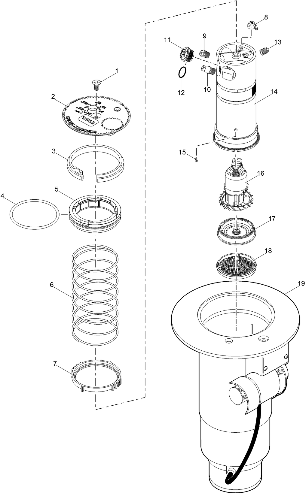 FLX55-6 Series Golf Sprinkler w/ 24-Pos TruJectory