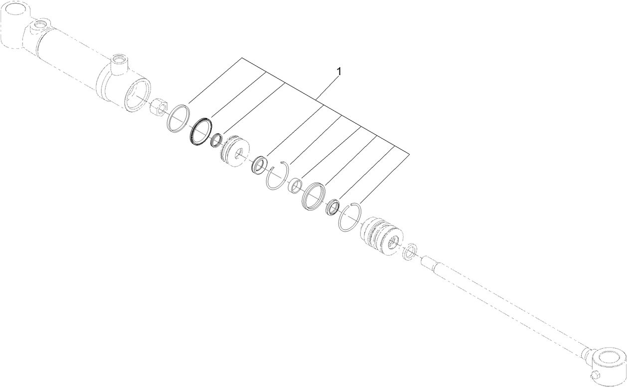 Lift Cylinder Assembly No. 127-6428