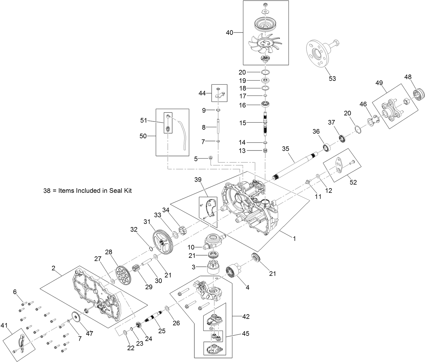 RH Transaxle Assembly No. 131-3641
