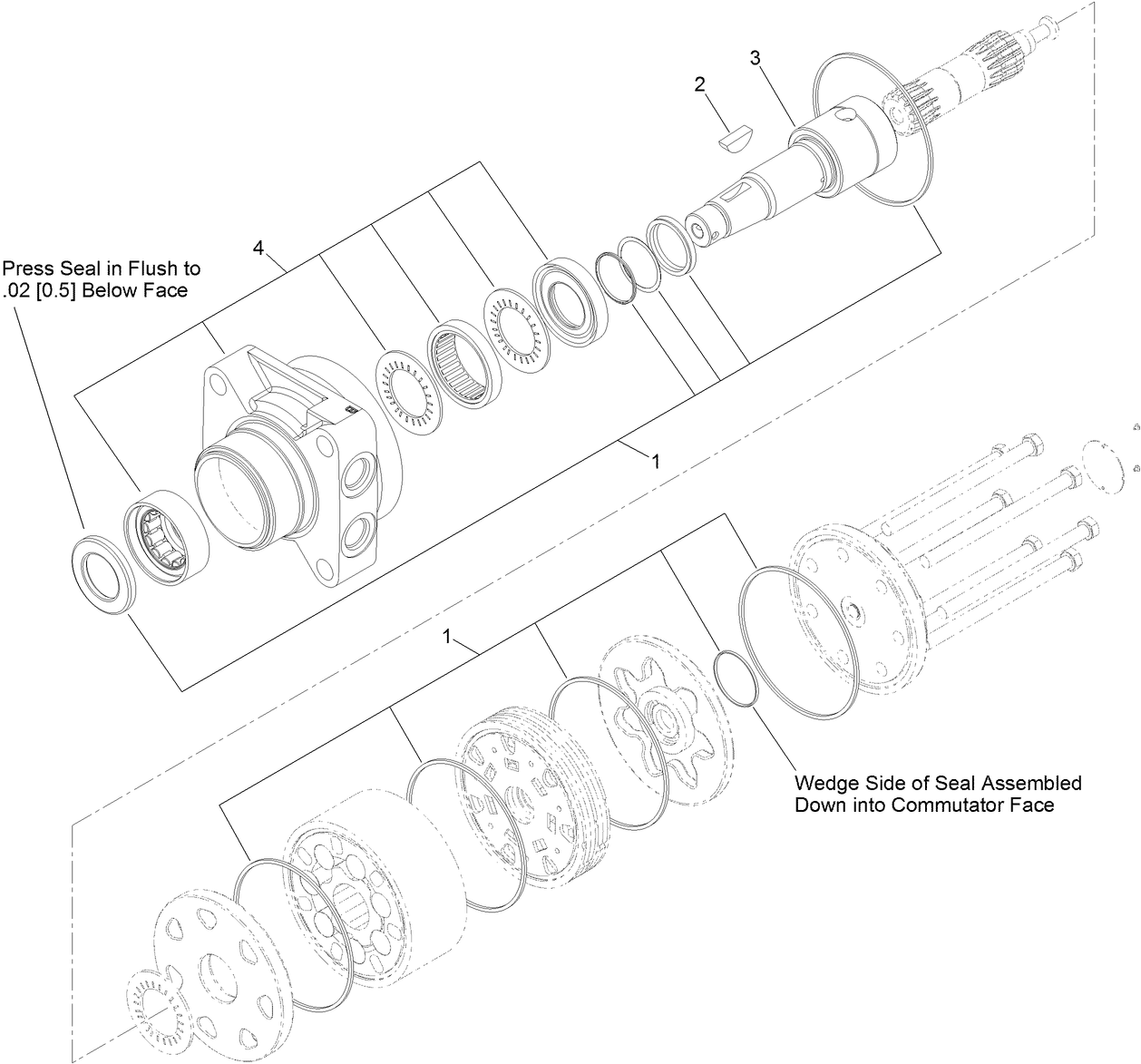 Hydraulic Motor Assembly No. 104-8470
