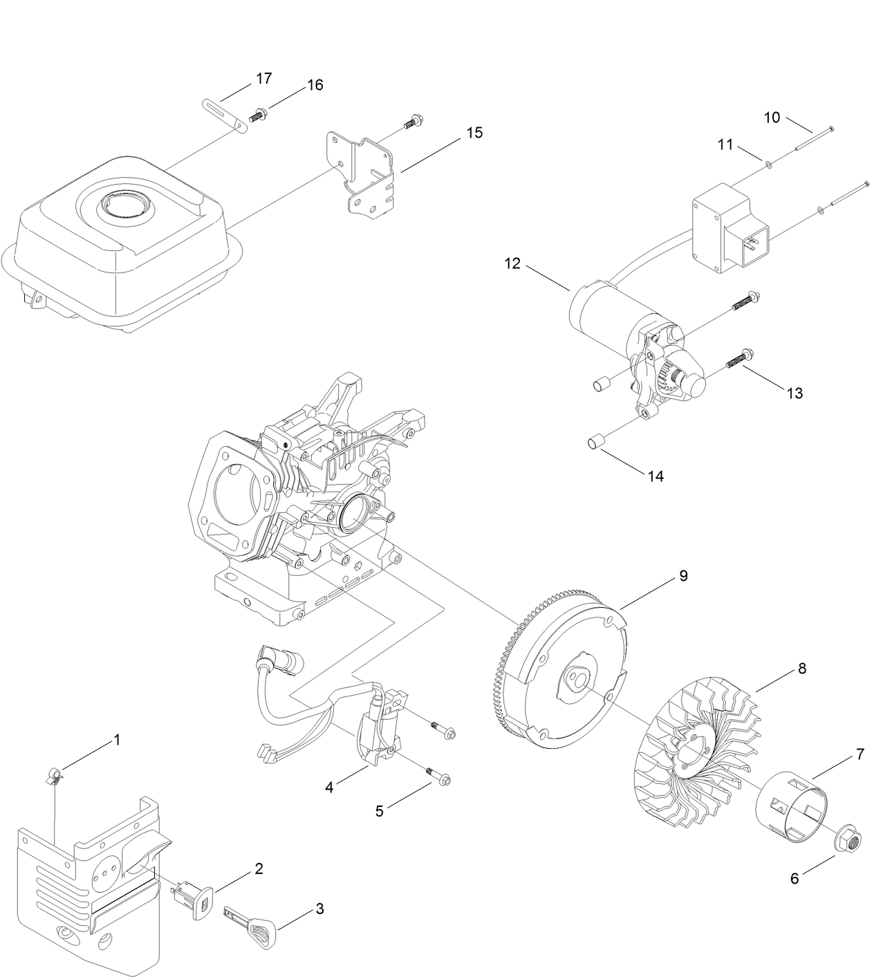 Ignition and Electrical Assembly