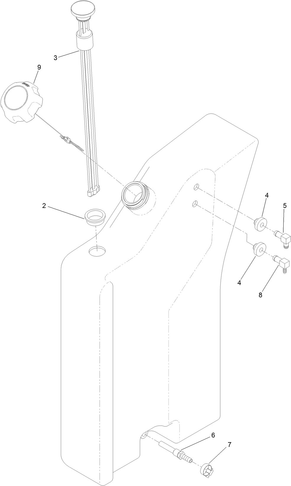 LH Fuel Tank Assembly No. 130-1026