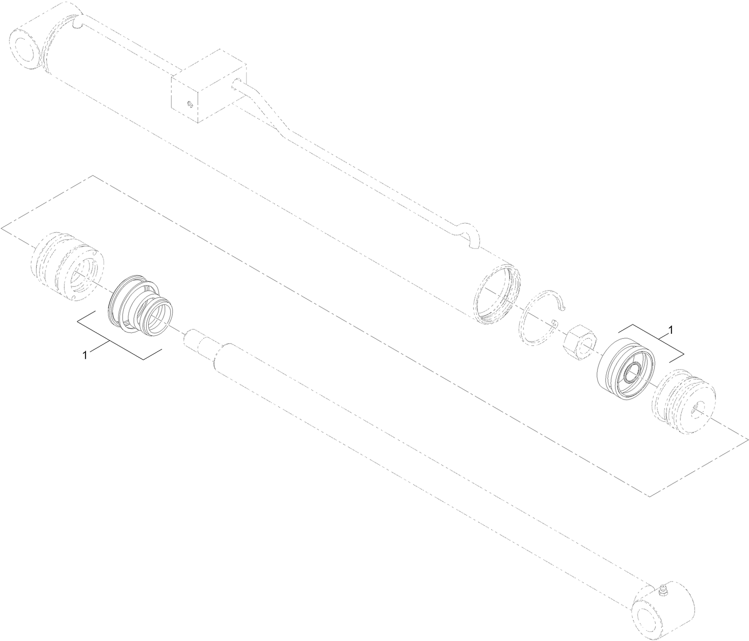 Hydraulic Cylinder Assembly No. 130-5175