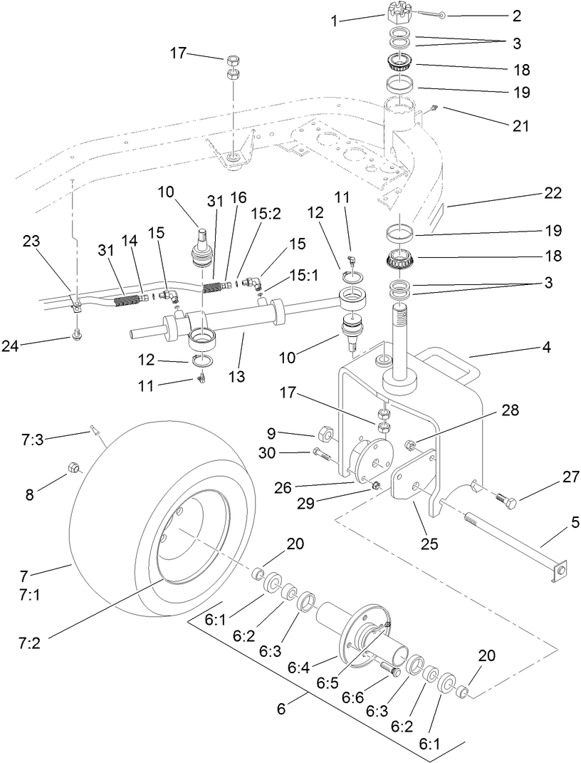 Rear Wheel Assembly