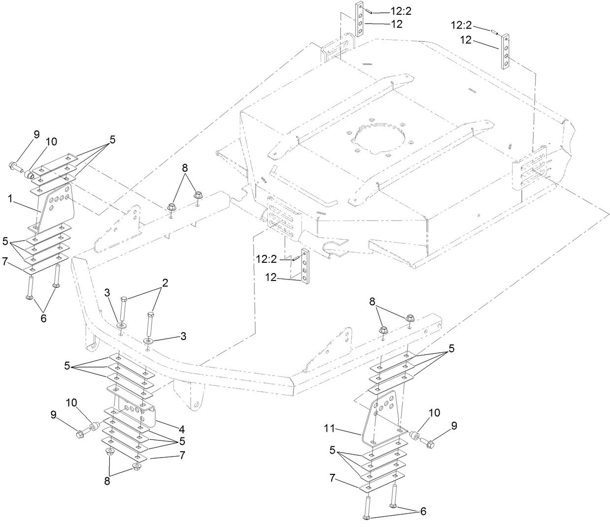 Height-of-Cut Bracket Assembly