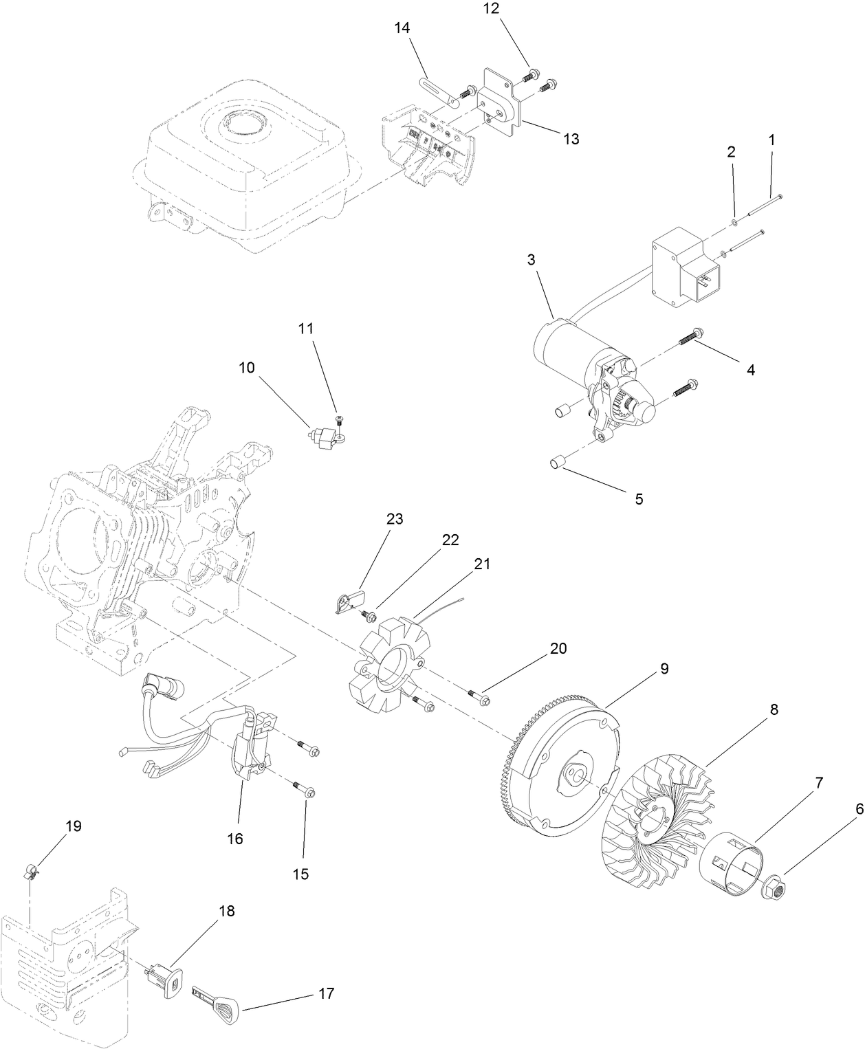 Ignition and Electrical Assembly