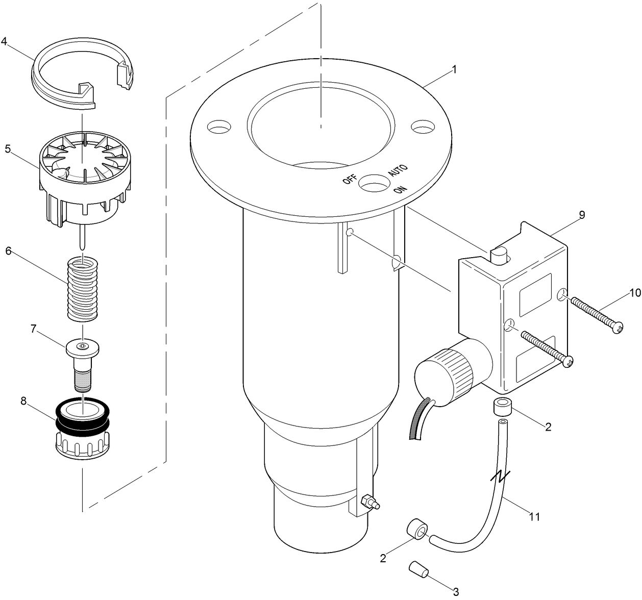 Golf Sprinkler Body, 1'' - 600 and 700 Series