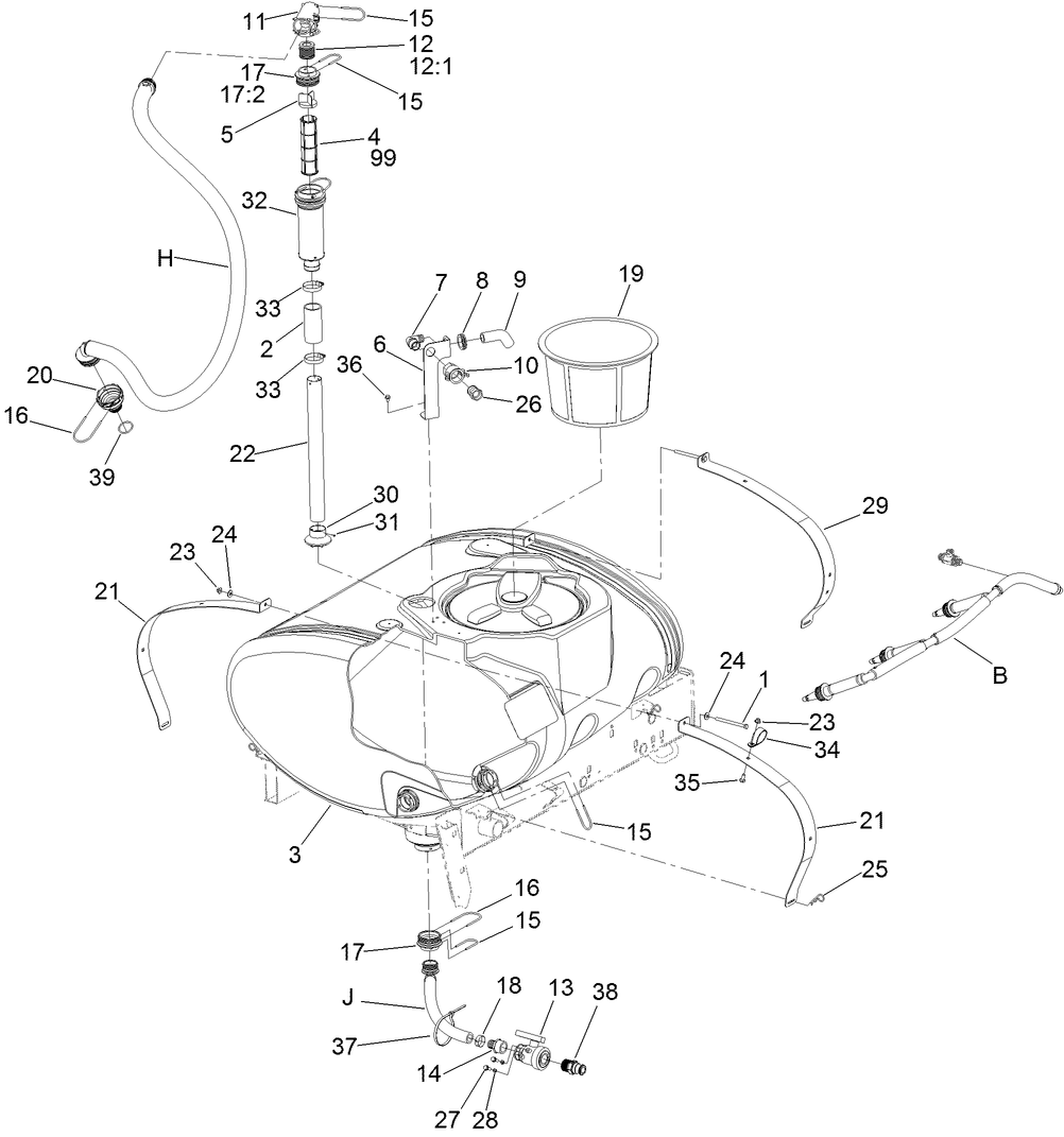 Spray Tank Assembly