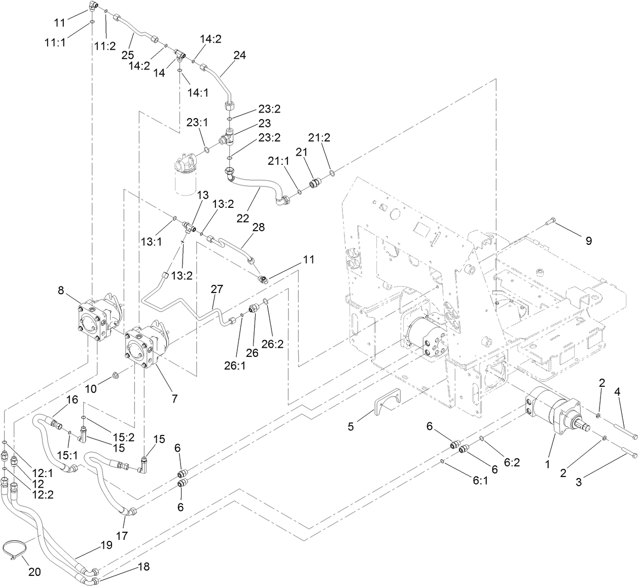 Traction Hydraulic Assembly