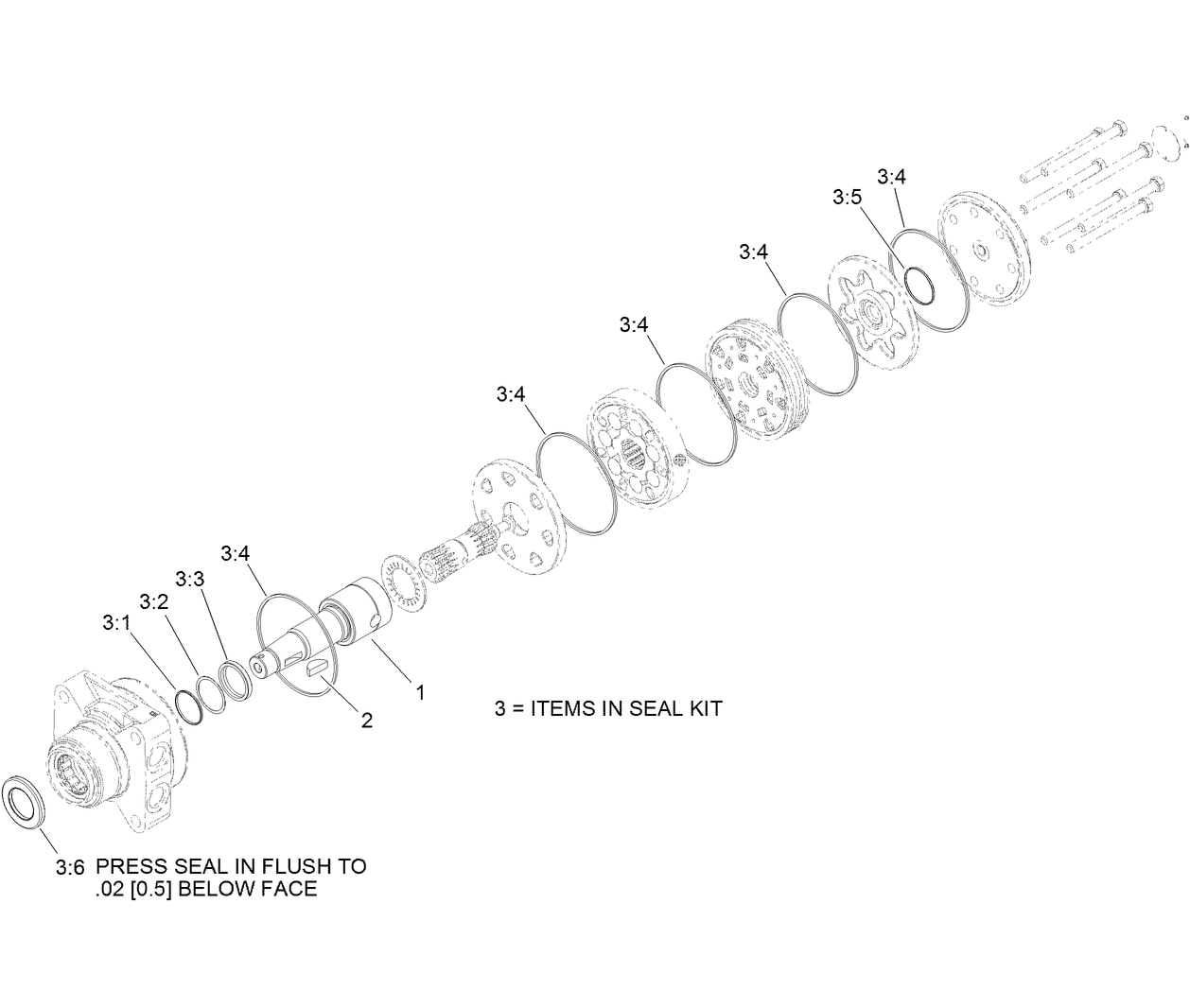 Hydraulic Motor Assembly No. 110-8786