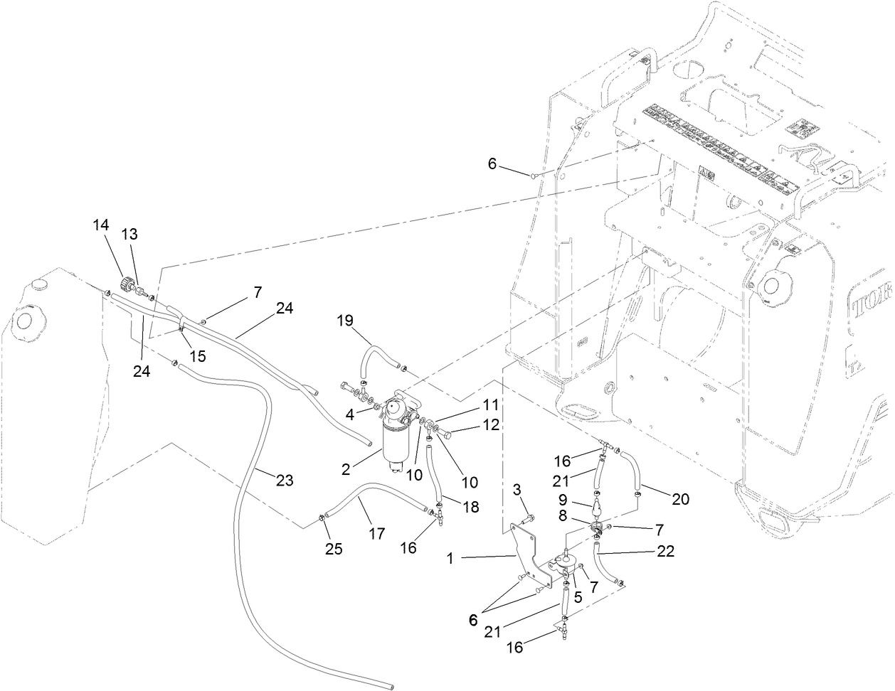 Fuel Pump and Water Seperator Assembly