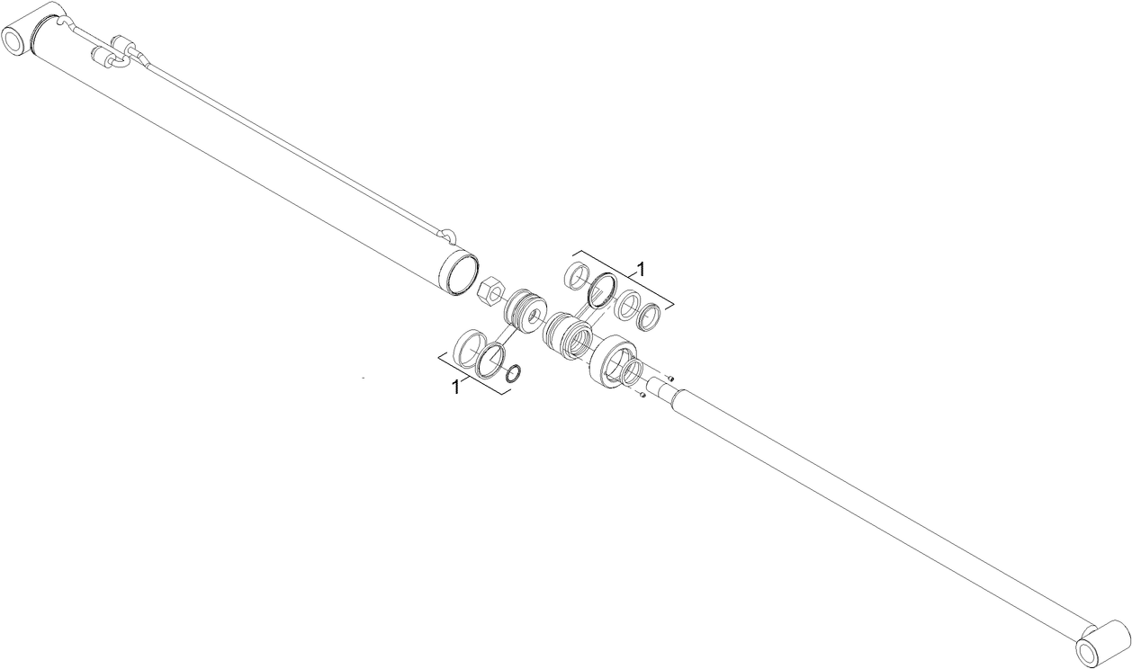 Hydraulic Cylinder Assembly No. 132-1685