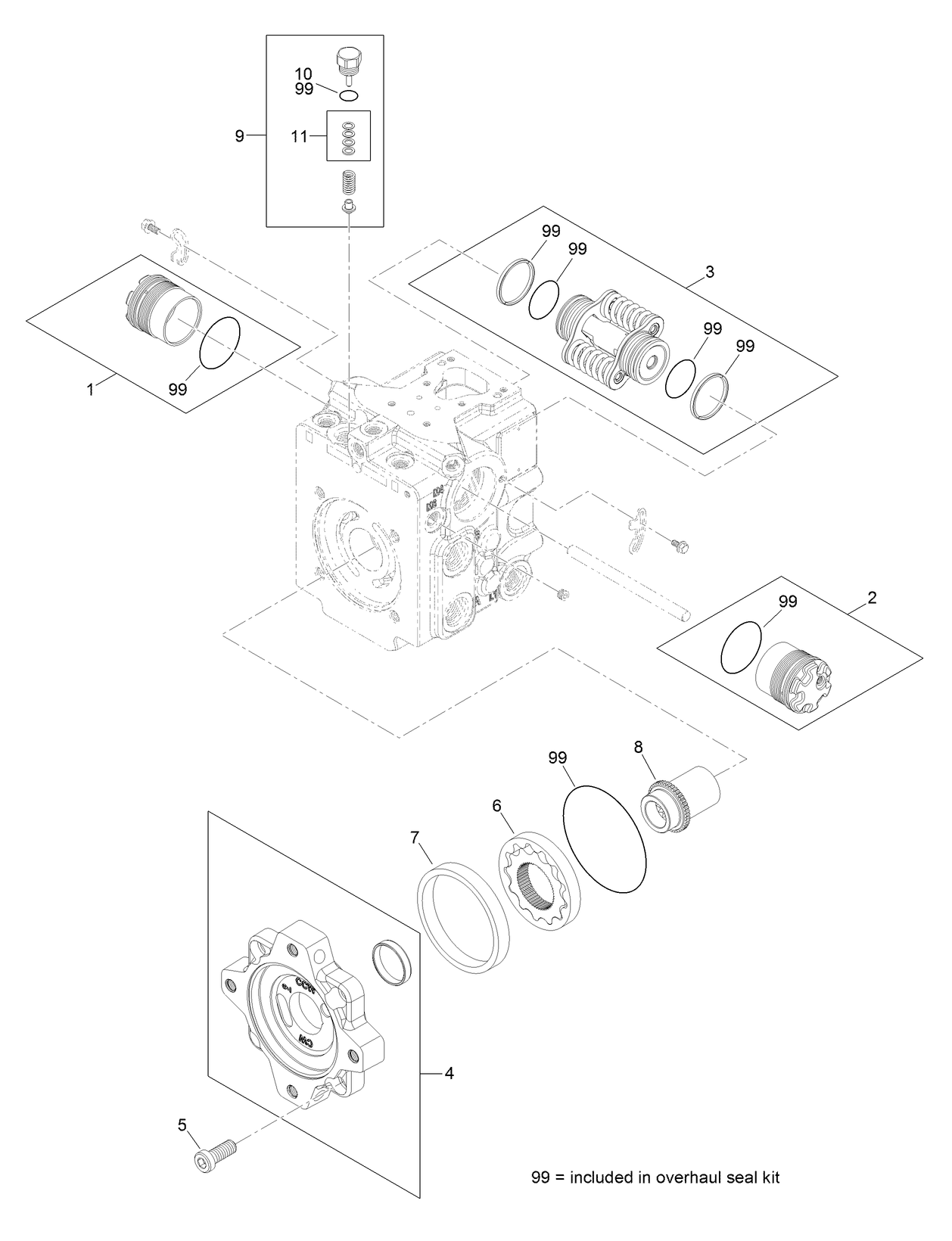 Front Hydraulic Pump Assembly No. 139-4800