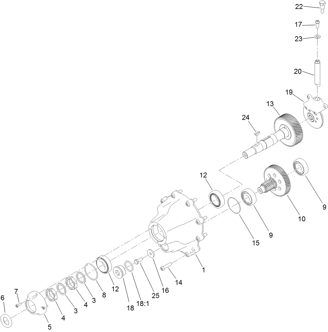 Gearbox Assembly No. 127-1529