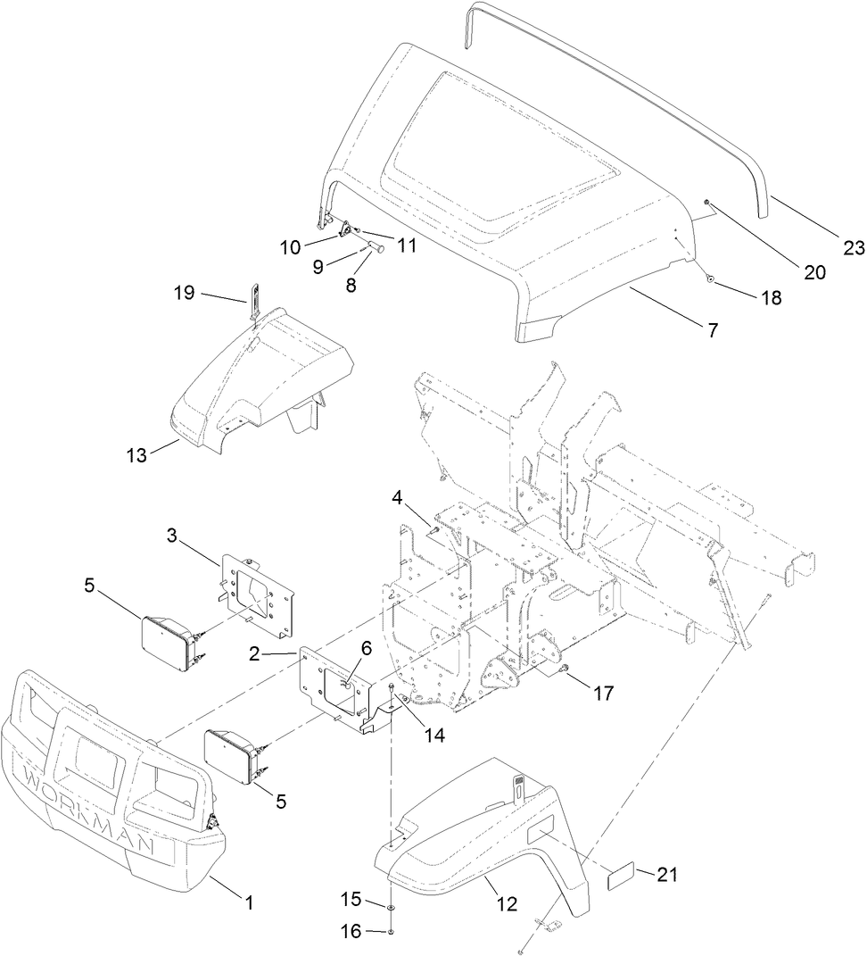 Hood and Fender Assembly