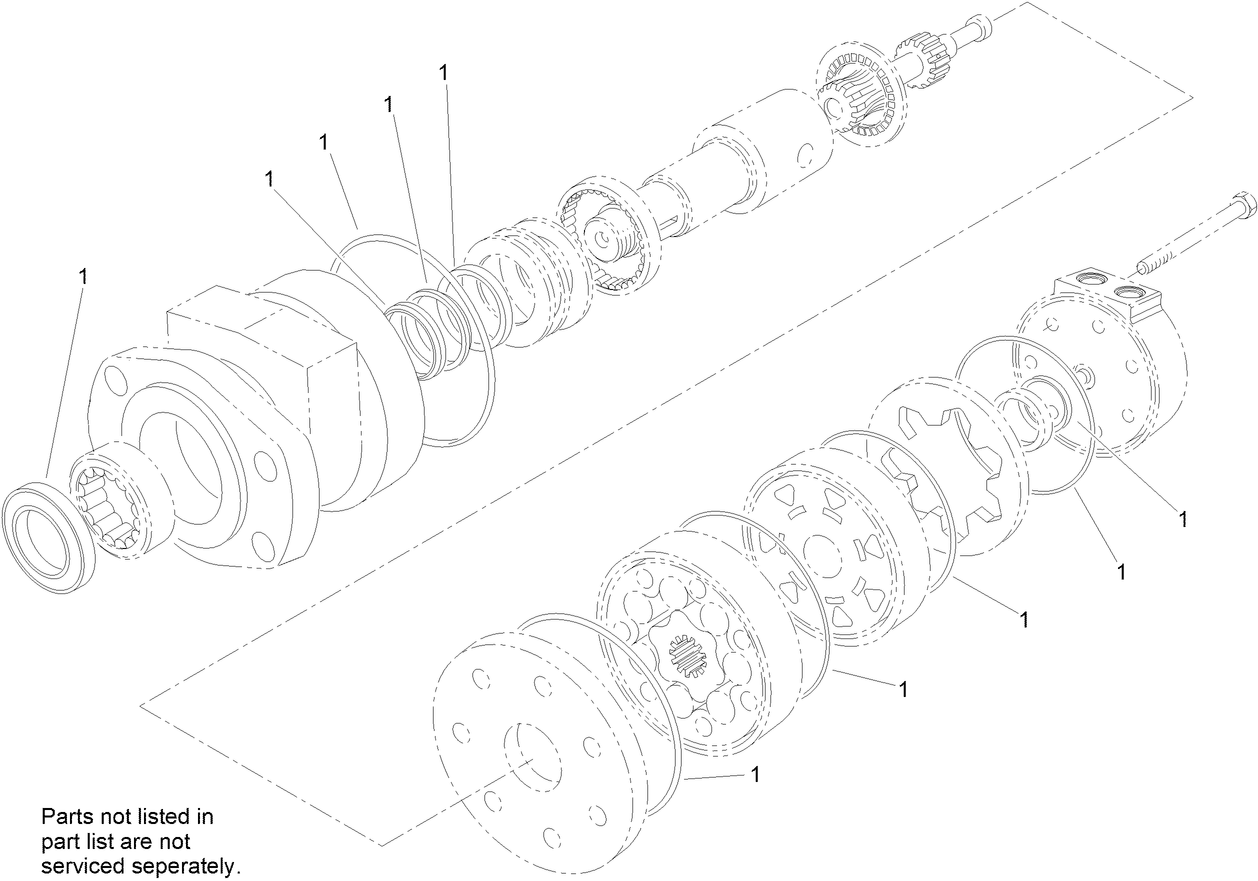 Hydraulic Motor Assembly No. 107-9361
