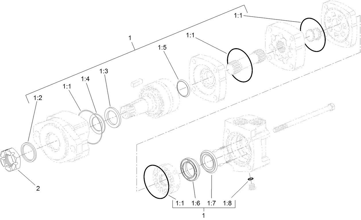 Hydraulic Motor Assembly No. 98-8280