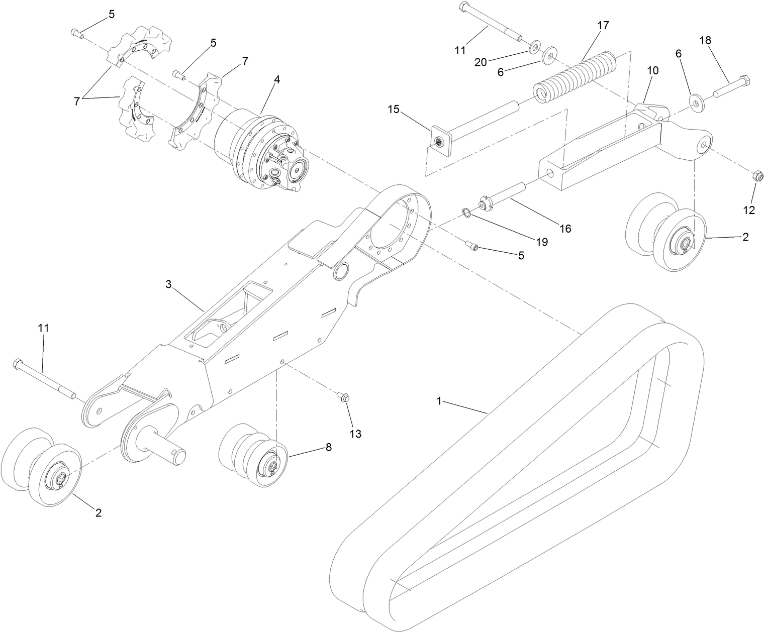 RH Track Assembly