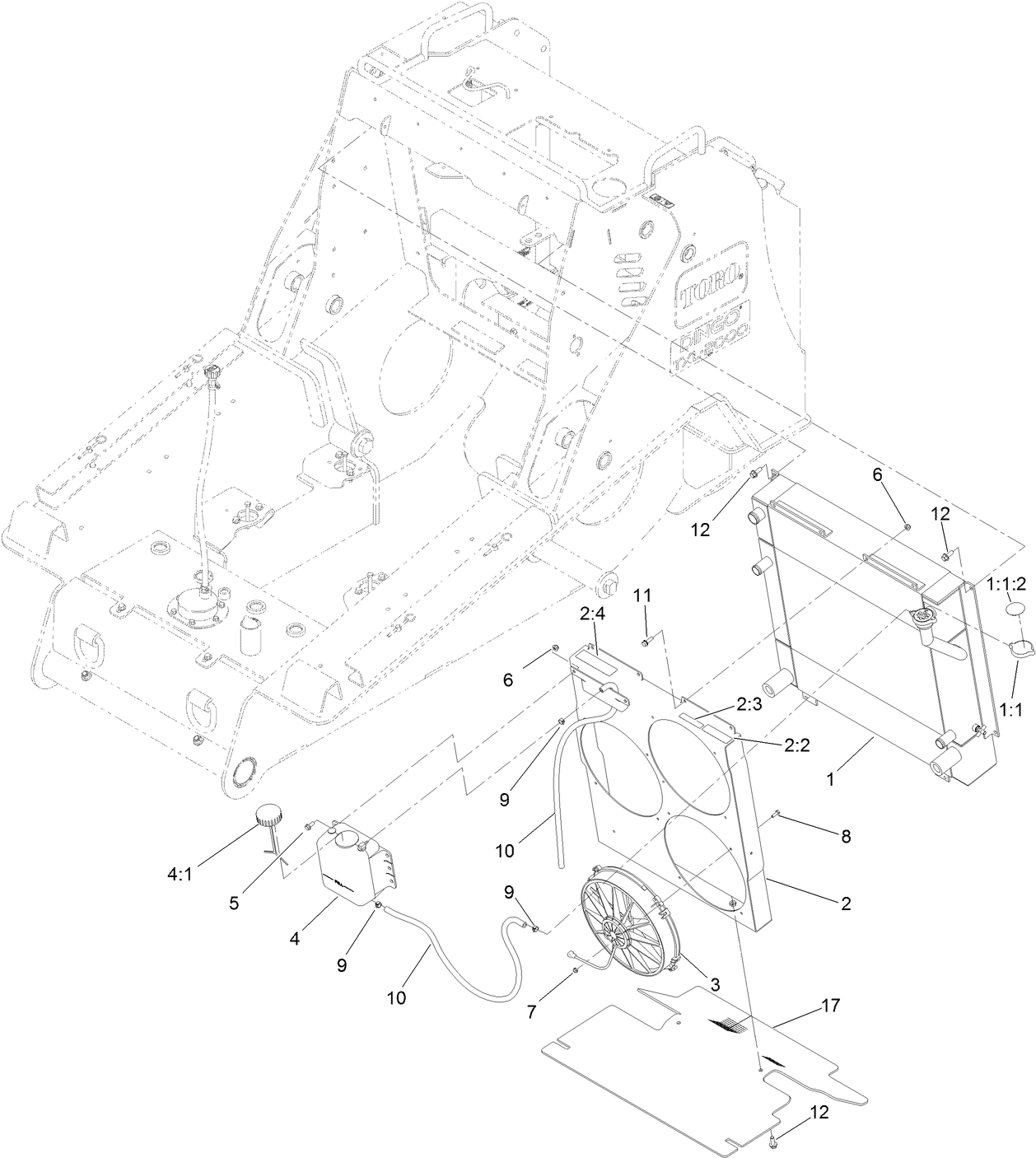 Radiator and Fan Assembly